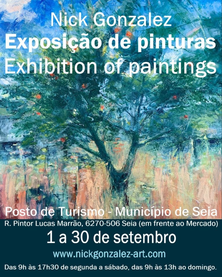 Posto de Turismo de Seia acolhe exposição de pintura do artista britânico Nick Gonzalez