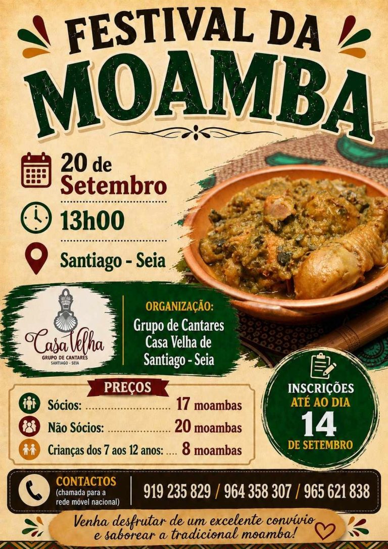 Festival da Moamba promete dinamizar Santiago com gastronomia e convívio no dia 20 de setembro