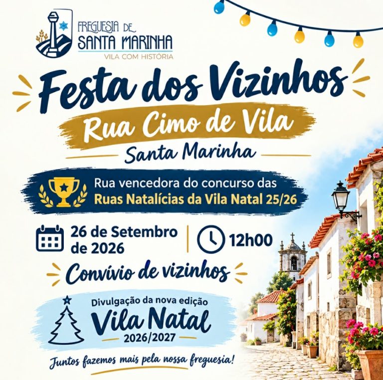 Festa dos Vizinhos na Rua Cimo de Vila em Santa Marinha