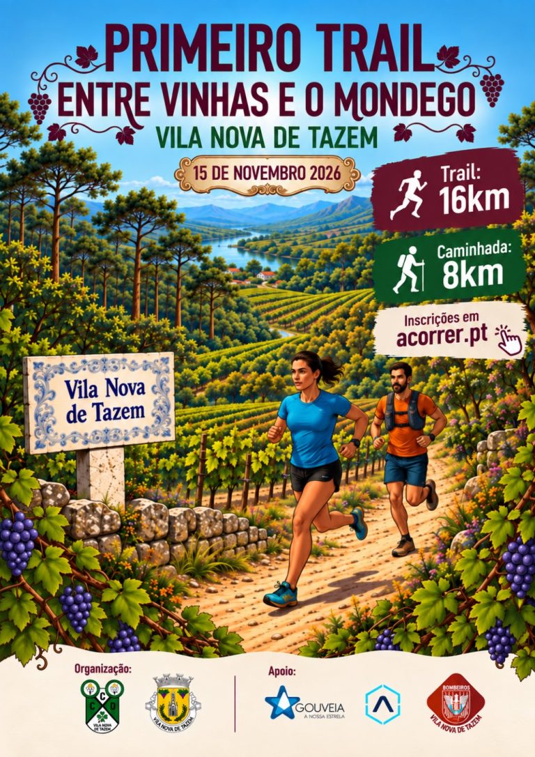 Vila Nova de Tazem acolhe o “Primeiro Trail Entre Vinhas e o Mondego”