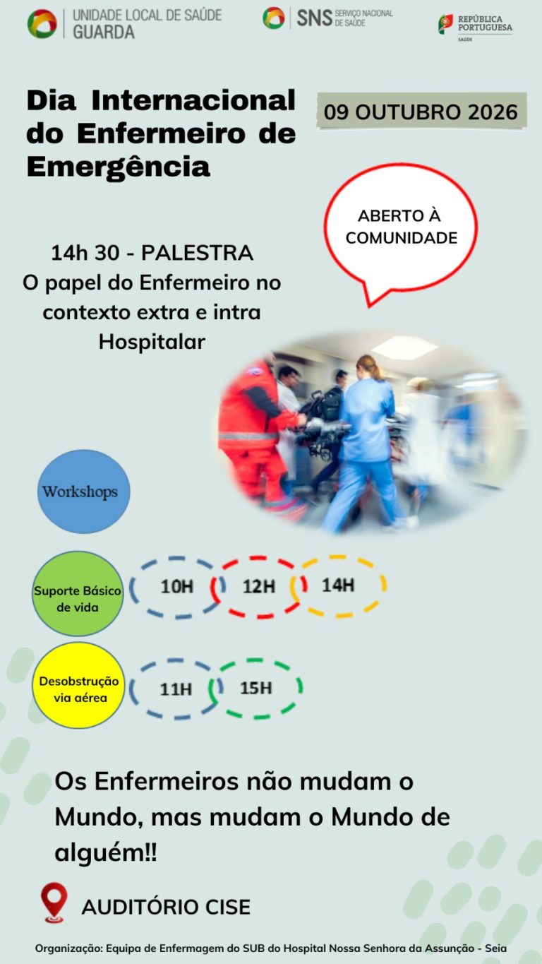 Comemoração do Dia Internacional do Enfermeiro de Emergência