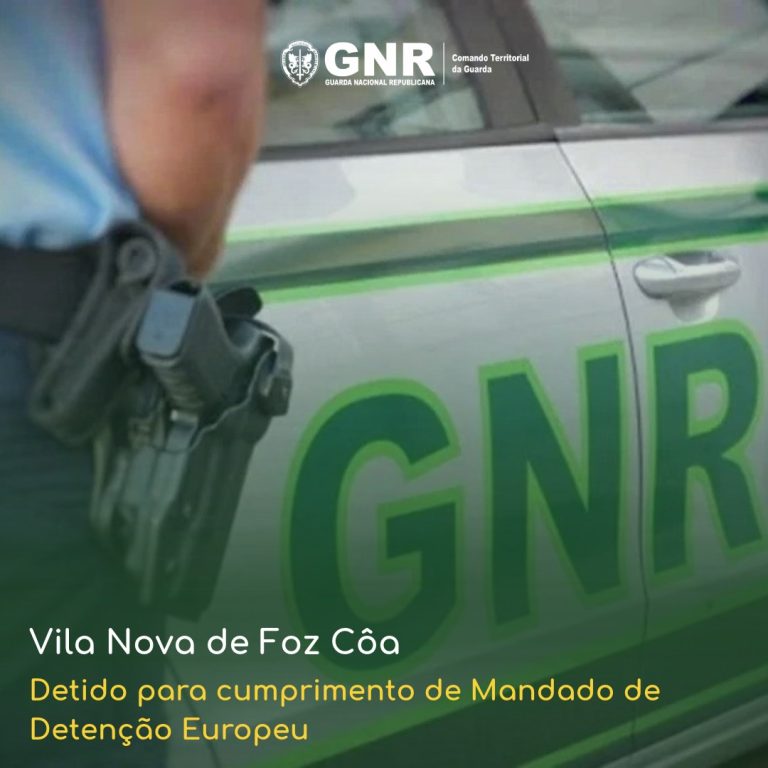 Vila Nova de Foz Côa – Detido para cumprimento de Mandado de Detenção Europeu