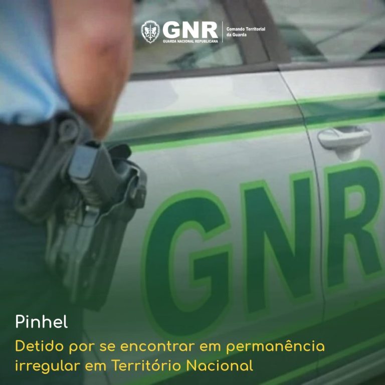 Pinhel: Detido por se encontrar em permanência irregular em território nacional
